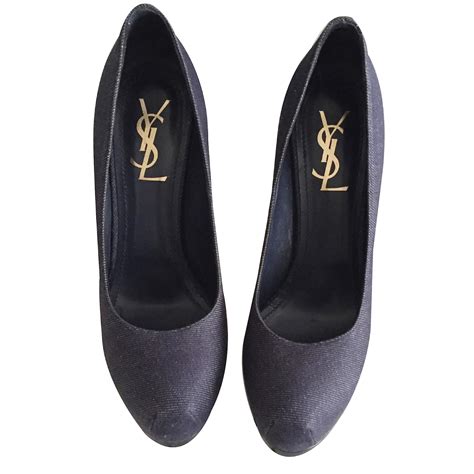 ysl heels on sale|ysl denim heels.